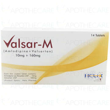Picture of Valsar M 10+160mg Tab 14x1s